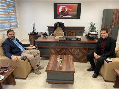 Üniversitemiz Genel Sekreteri Dr. Öğr. Üyesi Mustafa Cabir Altıntaş'tan tebrik ziyareti