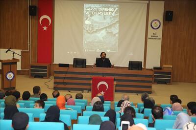 Üniversitemizde “Gazze Direnişi ve Dersleri” adlı konferans düzenlendi